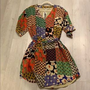 Anthropologie button down shirt dress